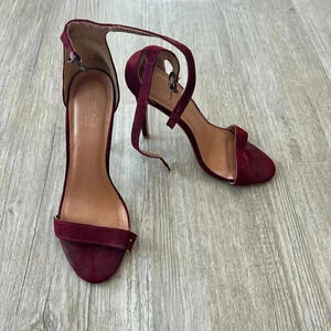 Womens Charlotte Russe Burgundy Heels - 7